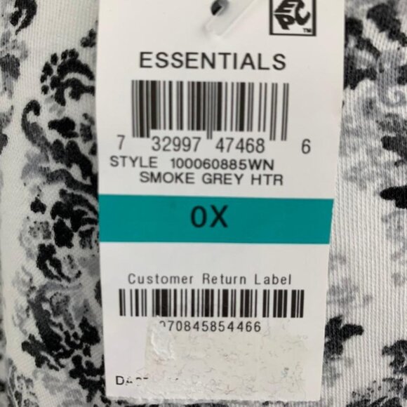 KAREN SCOTT Tops Long Sleeve Mock Neck Women's Sweaters Gray Plus Size 0X - Picture 9 of 10